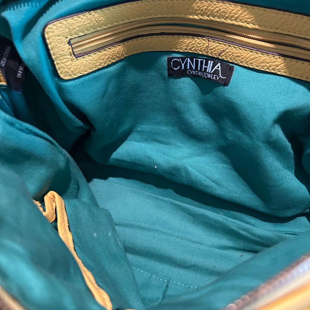 Yellow Leather Handbag - Picture 10 of 13
